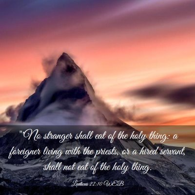Picture 03 - Leviticus 22:10 WEB - 