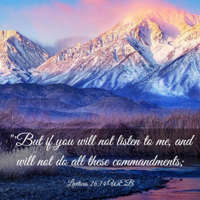 Picture 03 - Leviticus 26:14 WEB - 