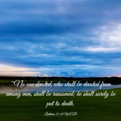 Picture 03 - Leviticus 27:29 WEB - 