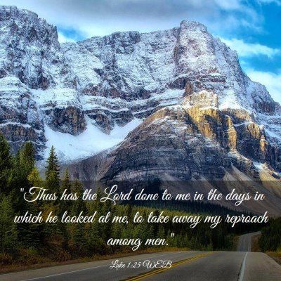 Picture 03 - Luke 1:25 WEB - 