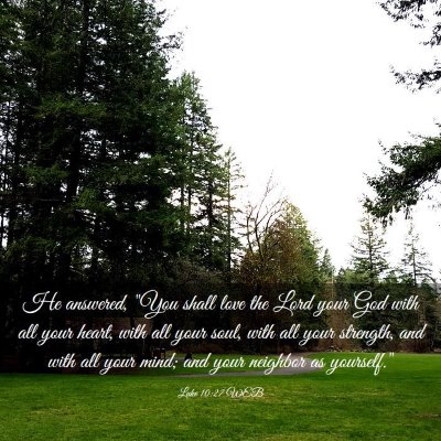 Picture 03 - Luke 10:27 WEB - He answered, 