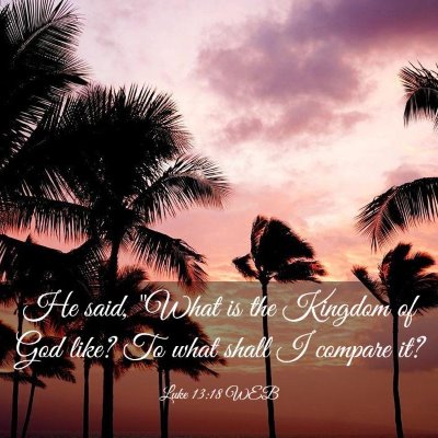 Picture 03 - Luke 13:18 WEB - He said, 