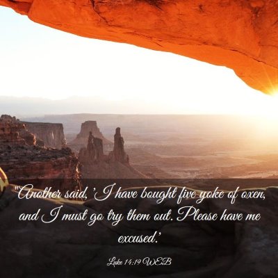 Picture 03 - Luke 14:19 WEB - 