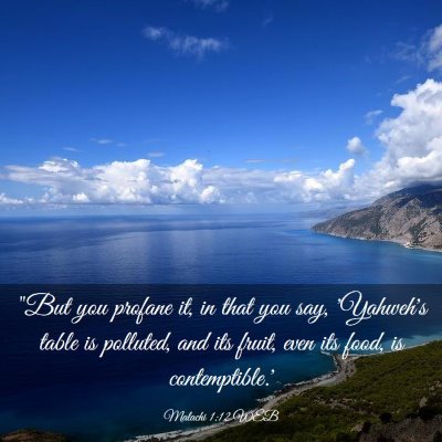 Picture 03 - Malachi 1:12 WEB - 