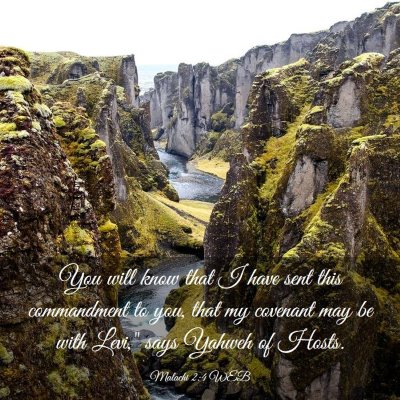 Picture 03 - Malachi 2:4 WEB - You will know that I have sent this commandment - Bible Verse Picture