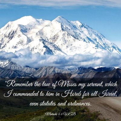 Picture 03 - Malachi 4:4 WEB - 