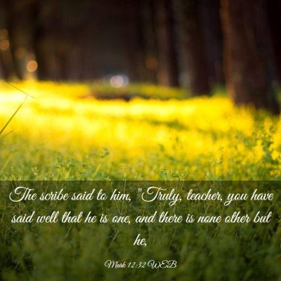 Picture 03 - Mark 12:32 WEB - The scribe said to him, 