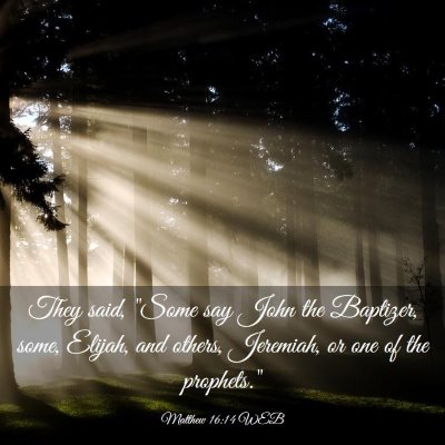 Picture 03 - Matthew 16:14 WEB - They said, 