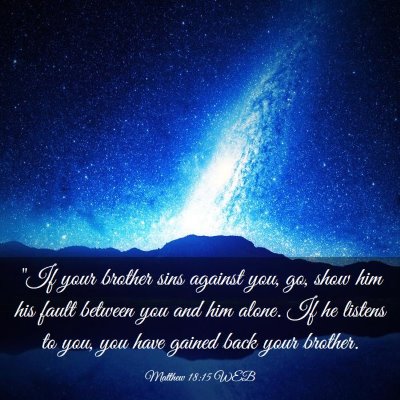 Picture 03 - Matthew 18:15 WEB - 