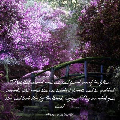 Picture 03 - Matthew 18:28 WEB - 