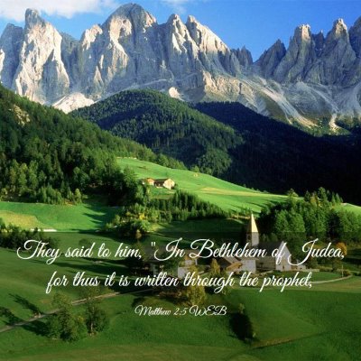 Picture 03 - Matthew 2:5 WEB - They said to him, 