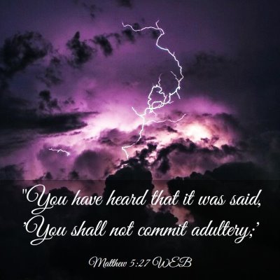 Picture 03 - Matthew 5:27 WEB - 