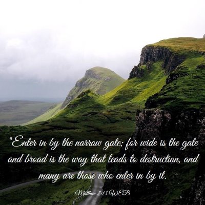 Picture 03 - Matthew 7:13 WEB - 