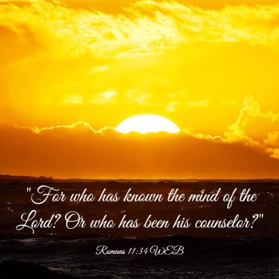 Picture 03 - Romans 11:34 WEB - 
