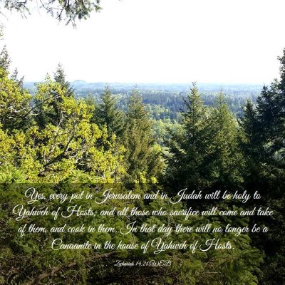 Picture 03 - Zechariah 14:21 WEB - Yes, every pot in Jerusalem and in Judah will be - Bible Verse Picture