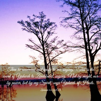 Picture 03 - Zechariah 4:6 WEB - Then he answered and spoke to me, saying, 