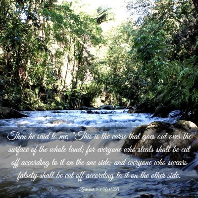 Picture 03 - Zechariah 5:3 WEB - Then he said to me, 