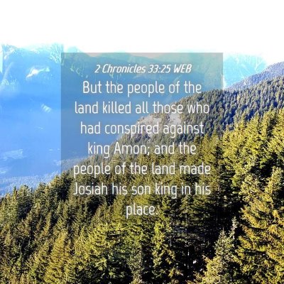 Picture 04 - 2 Chronicles 33:25 WEB - But the people of the land killed all those who - Bible Verse Picture