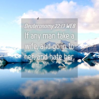 Picture 04 - Deuteronomy 22:13 WEB - If any man take a wife, and go in to her, and - Bible Verse Picture