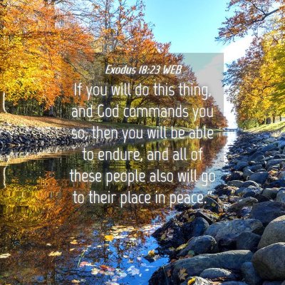 Picture 04 - Exodus 18:23 WEB - If you will do this thing, and God commands you - Bible Verse Picture