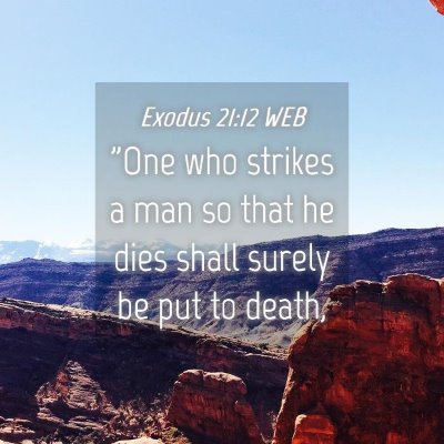 Picture 04 - Exodus 21:12 WEB - 