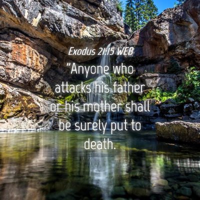 Picture 04 - Exodus 21:15 WEB - 