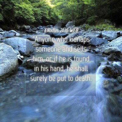 Picture 04 - Exodus 21:16 WEB - 