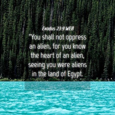 Picture 04 - Exodus 23:9 WEB - 