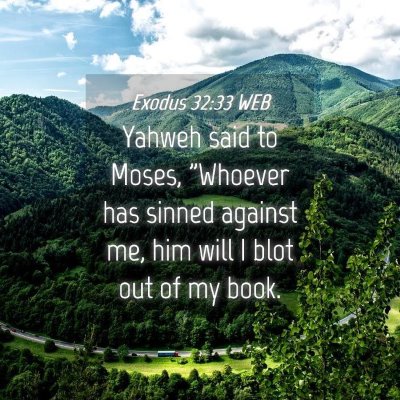 Picture 04 - Exodus 32:33 WEB - Yahweh said to Moses, 