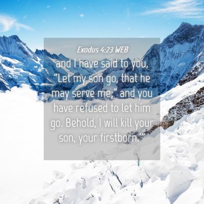Picture 04 - Exodus 4:23 WEB - and I have said to you, 