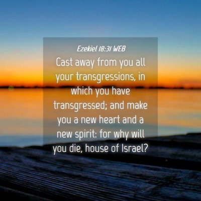 Picture 04 - Ezekiel 18:31 WEB - Cast away from you all your transgressions, in - Bible Verse Picture