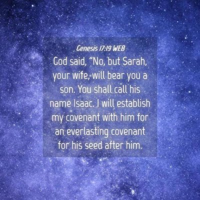 Picture 04 - Genesis 17:19 WEB - God said, 