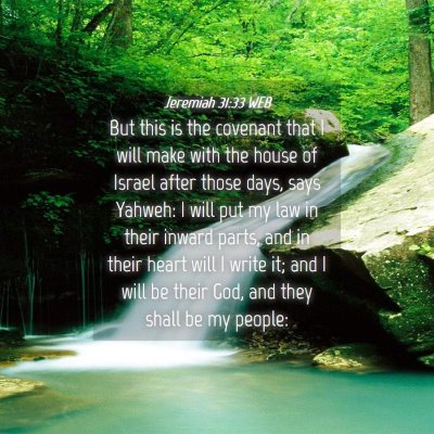 Picture 04 - Jeremiah 31:33 WEB - But this is the covenant that I will make with - Bible Verse Picture