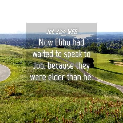 Picture 04 - Job 32:4 WEB - Now Elihu had waited to speak to Job, because - Bible Verse Picture