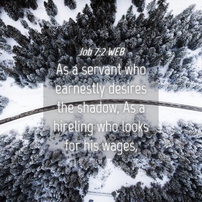 Picture 04 - Job 7:2 WEB - As a servant who earnestly desires the shadow, As - Bible Verse Picture