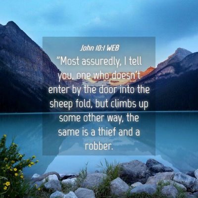 Picture 04 - John 10:1 WEB - 