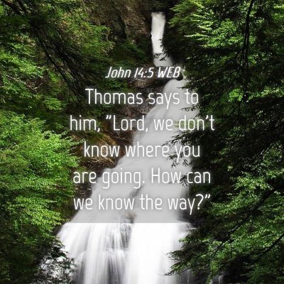Picture 04 - John 14:5 WEB - Thomas says to him, 