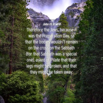 Picture 04 - John 19:31 WEB - Therefore the Jews, because it was the - Bible Verse Picture