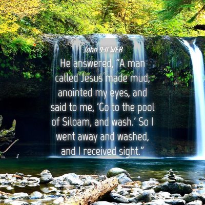 Picture 04 - John 9:11 WEB - He answered, 