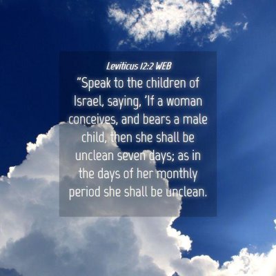 Picture 04 - Leviticus 12:2 WEB - 