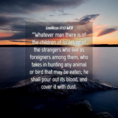 Picture 04 - Leviticus 17:13 WEB - 