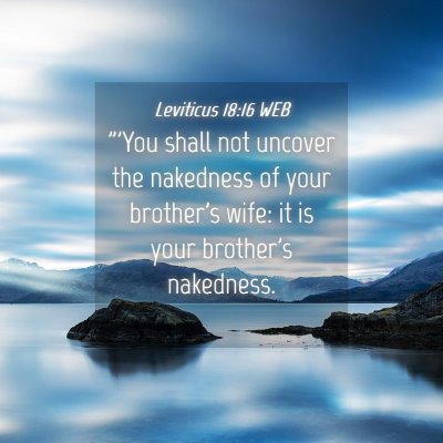 Picture 04 - Leviticus 18:16 WEB - 