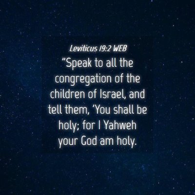 Picture 04 - Leviticus 19:2 WEB - 