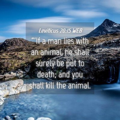 Picture 04 - Leviticus 20:15 WEB - 