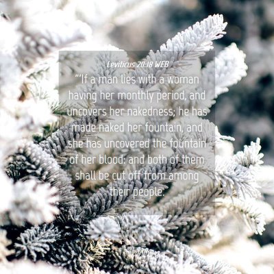Picture 04 - Leviticus 20:18 WEB - 