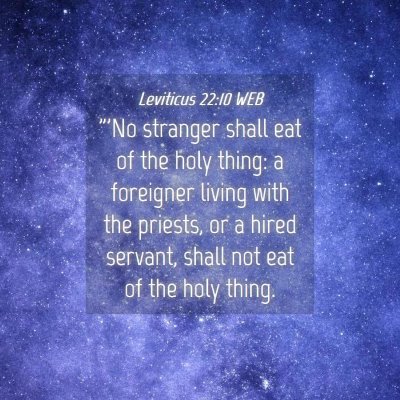 Picture 04 - Leviticus 22:10 WEB - 
