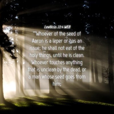 Picture 04 - Leviticus 22:4 WEB - 