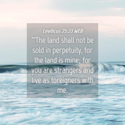 Picture 04 - Leviticus 25:23 WEB - 