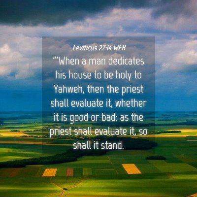 Picture 04 - Leviticus 27:14 WEB - 