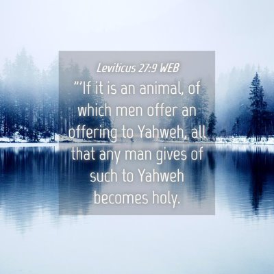 Picture 04 - Leviticus 27:9 WEB - 